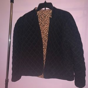 reversible quilted jacket